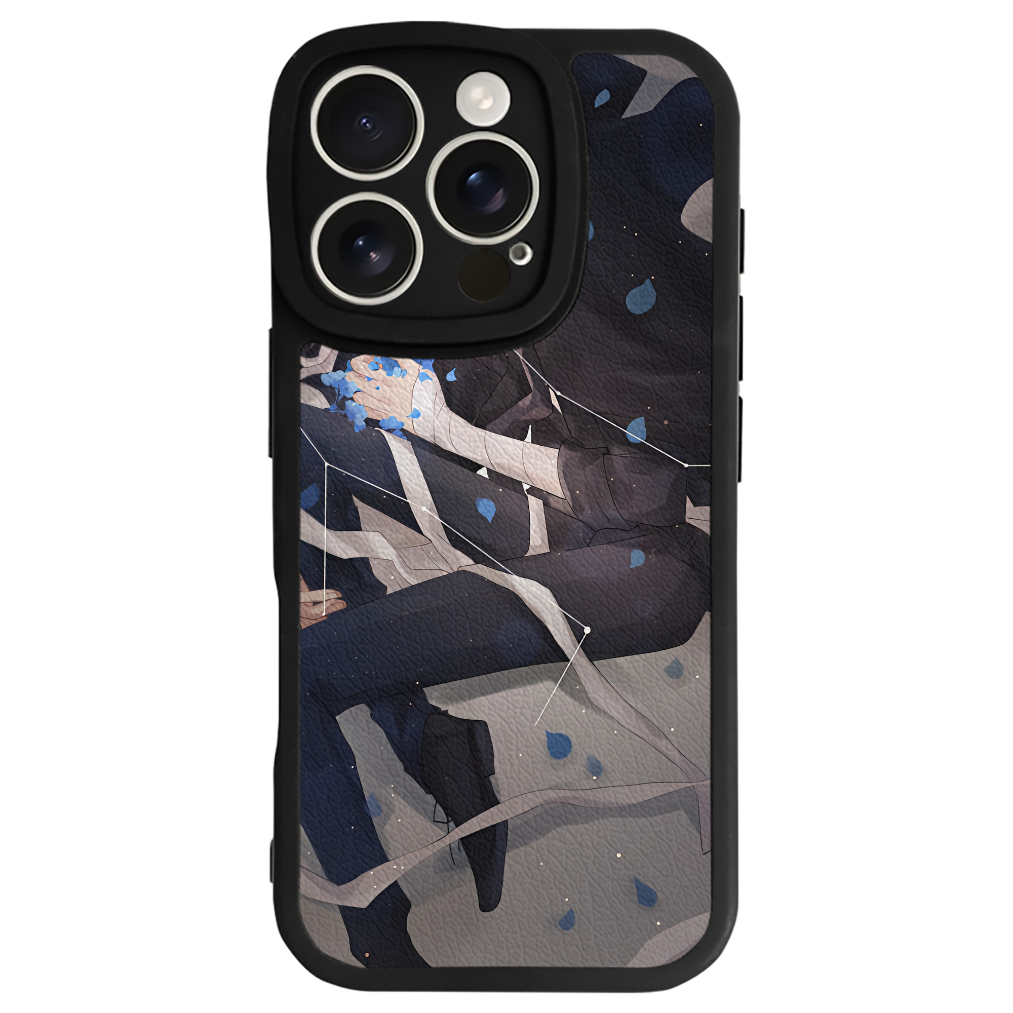 （画像用） 文豪ストレイドッグス Bungo Stray Dogs 【iPhone 16シリーズ対応】シリコンスマホケース（レザー調） 材質：シリコン